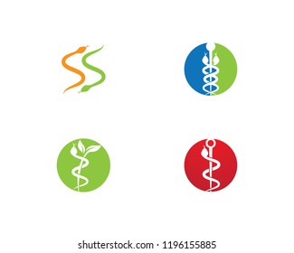 Snake logo vector template