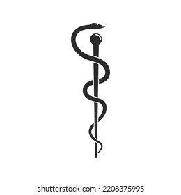 Logo de la serpiente,plantilla de ilustración vectorial del logotipo de la farmacia