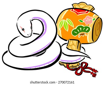Snake and a mallet of luck