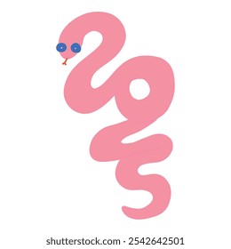 Arquivo de vetor desenhado à mão com número de serpente