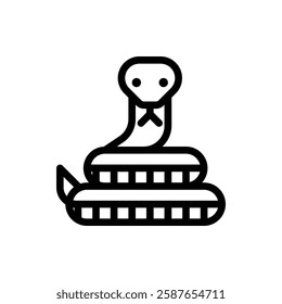 Snake Outline Icon. Snake Icon