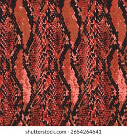  o padrão de cobra continua infinitamente em tons beges. Padrão sem emenda da pele do animal.