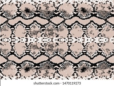 snake pattern design vector hand drawn