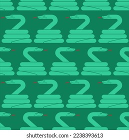 Snake pattern seamless. Serpent background. Ornament of kids fabric