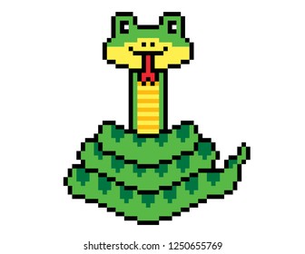 1,022 Snake Pixel Images, Stock Photos & Vectors | Shutterstock