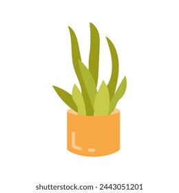 Snake Plant  icon in vector. Logotype