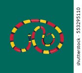 Snake reptile cartoon vector