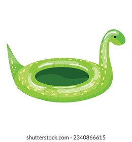 Snake ring icon cartoon vector. Pool float. Summer inflatable