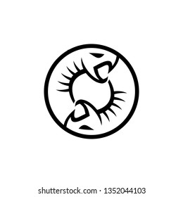 Snake rounder icon
