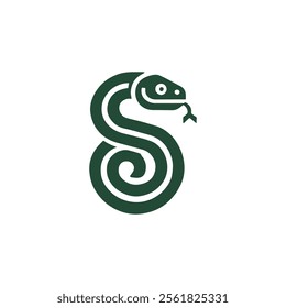Snake S letter logo for sale.