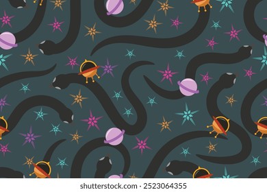 snake seamless pattern for background, fabric, cover, wrapping, etc