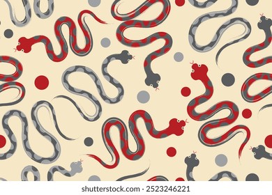 snake seamless pattern for background, fabric, cover, wrapping, etc