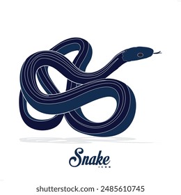 snake in the shape of a snake