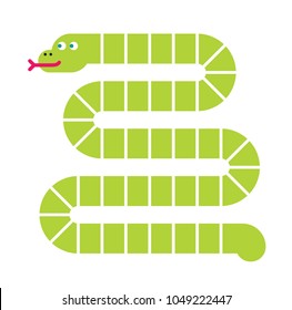 Snake shaped board background.