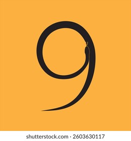 Snake silhouette set. Isolated snake silhouette on white background

