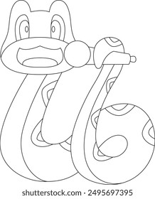 Snake Singer Microphone Music Animal Vector Graphic Art Illustration