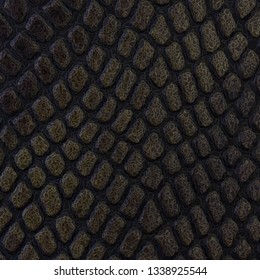 snake skin background black brown vector