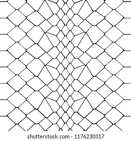 Snake skin black and white seamless pattern. Animal outline repeat wallpaper for textile prints, backgrounds, wrapping.