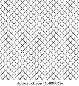 Snake Skin Black and White Seamless Pattern