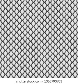 Snake skin black and white seamless pattern. Animal repeat wallpaper for textile prints, backgrounds, wrapping.