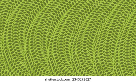 Snake skin pattern. Green color. Vector isolated. Texture of snake or crocodile skin. Fashion print. Fashion and stylish background, pattern for textile