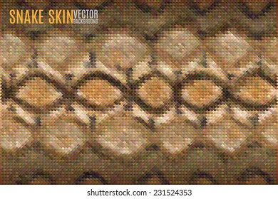 snake skin pattern seamless vector background