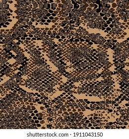 Snake skin pattern texture repeating seamless monochrome Texture snake. Fashionable print