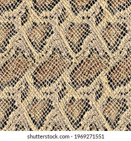 Snake skin pattern texture repeating seamless vector. Texture snake. Animal print, snake skins design textile