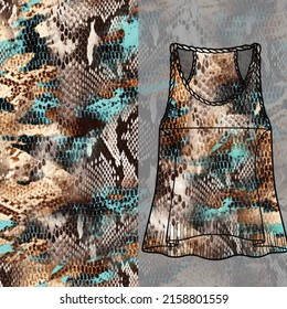 Snake skin pattern texture repeating seamless vector. Texture snake. Animal print, snake skins design textile