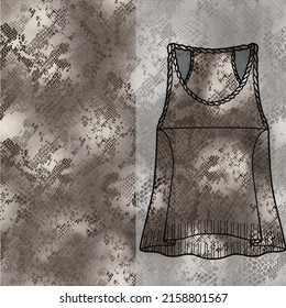 Snake skin pattern texture repeating seamless vector. Texture snake. Animal print, snake skins design textile