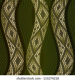 Snake skin pattern - vector illustration