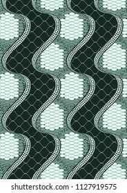 Snake Skin Seamless Pattern, vector illustration file.