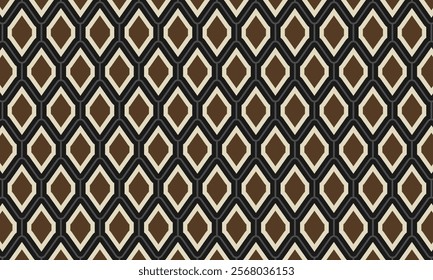 snake skin seamless pattern vector illustration isolated on white background.