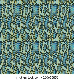 Snake skin seamless vector  pattern. Reptile seamless  texture. Animal print. Can be used for fabrics, wallpapers, scrap-booking, ornamental template for design and decoration, etc