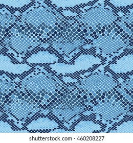 Snake skin seamless vector pattern. Reptile seamless texture. Animal print.