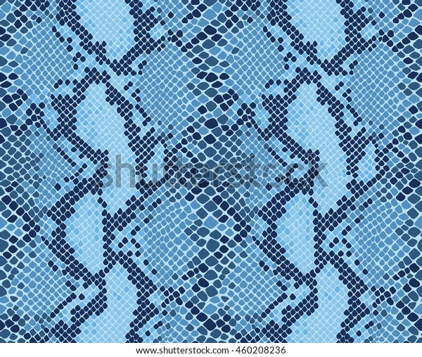 Snake skin seamless vector pattern. Reptile\
seamless texture. Animal\
print.