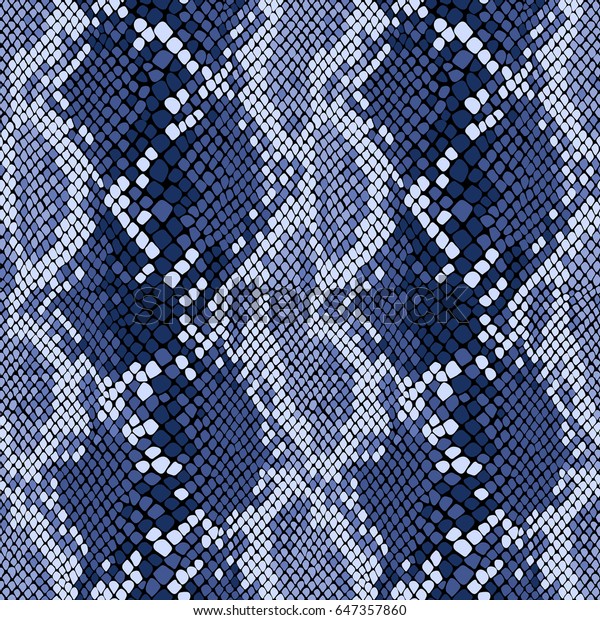 Snake skin seamless vector pattern. Reptile\
seamless texture. Animal\
print.