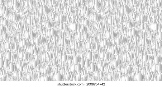 Schlange Hautstilisierte Muster, weiße Textur. Vektorhintergrund. Fashion-stylische Tapete