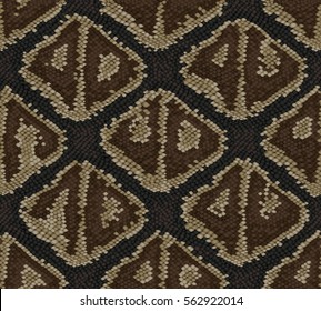 snake skin texture repeated seamless pattern anakonda