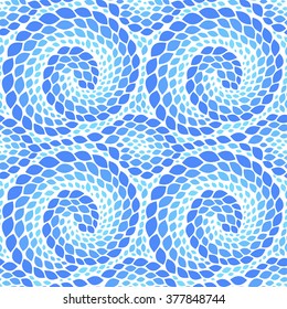 Snake skin texture. Seamless abstract pattern with colorful rhombuses. Vector illustration with abstract leaves.