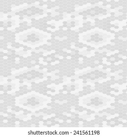 Snake skin texture. Seamless pattern gray  background. Vector