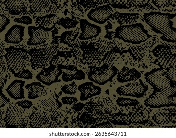 Snake skin vector seamless texture for textile, fabric, interior, ceramic, wallpaper, paper decoration