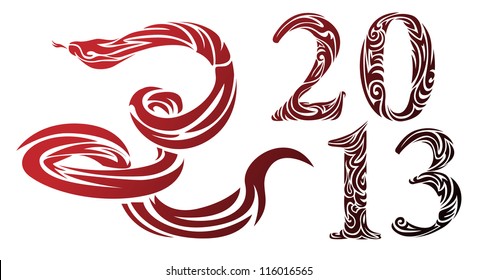 Snake - a symbol of 2013