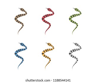 Snake Symbol Illustration Stock Vector (Royalty Free) 1188544141