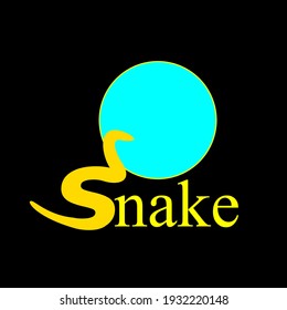 snake symbol in the illustration vector