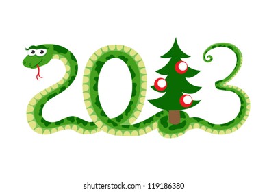 a snake as symbol of new year