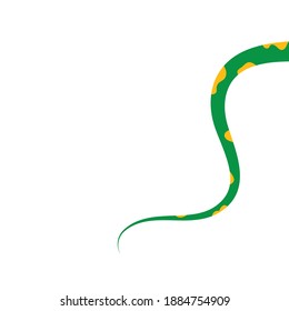 snake tail vector illustration icon design