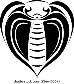 Snake tattoo, tattoo illustration, vector on a white background.
