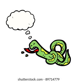 snake tied in knots cartoon