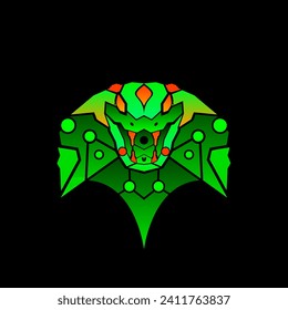 snake vector design for gaming, t-shirt and company logos